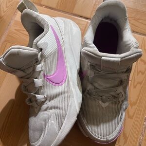 Nike size 13C for Kids white with Purple and pink Sneakers